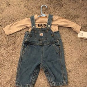 Baby boy Carhartt overall set